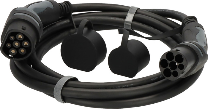 Laddningskabel t/elbil Typ 2 3-fas 32A 22kW 7 m Brennenstuhl